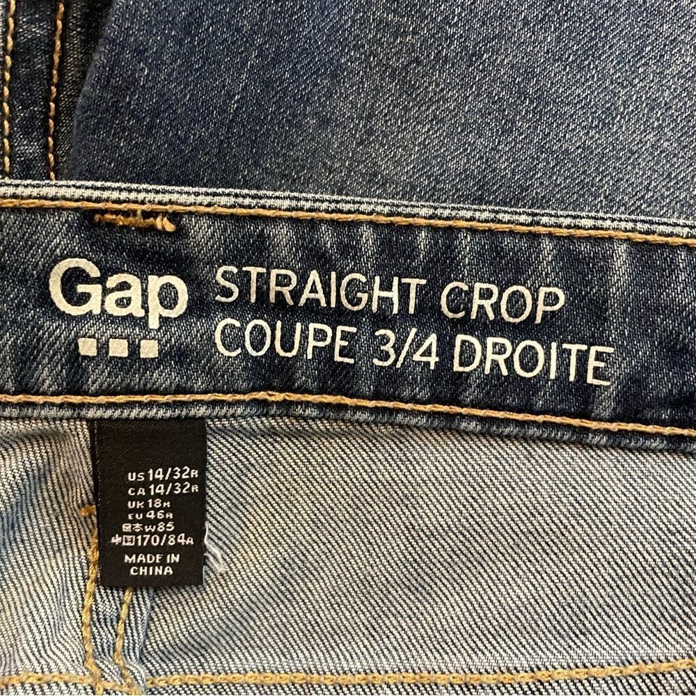 GAP Straight Crop Jeans size 14 - Picture 3 of 4